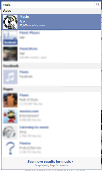 Facebook Music APP